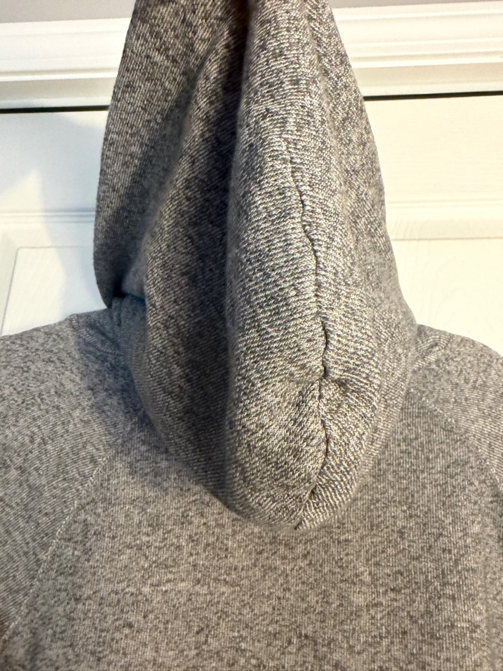 J crew 100% cotton hoodie. Gray size medium - Picture 6 of 9